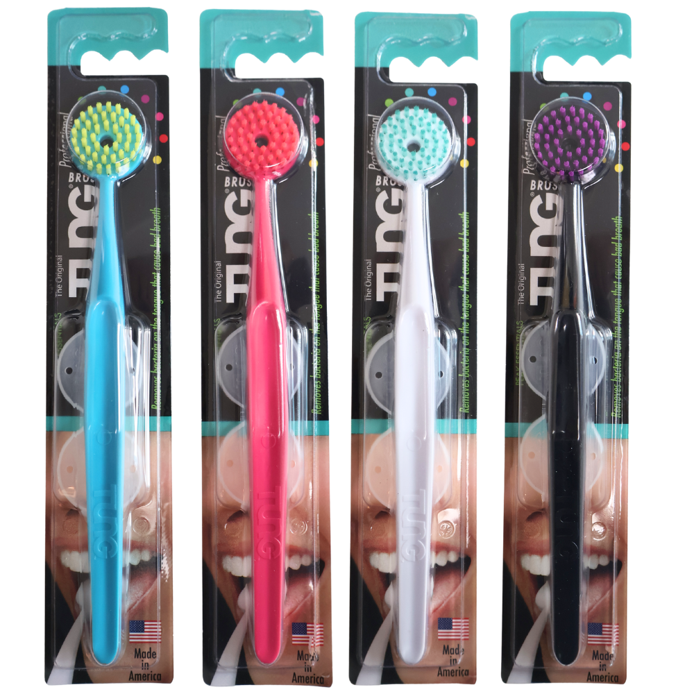 텅브러쉬 혀클리너 입냄새 백태제거 보관캡 원산지(미국) 제품 이미지