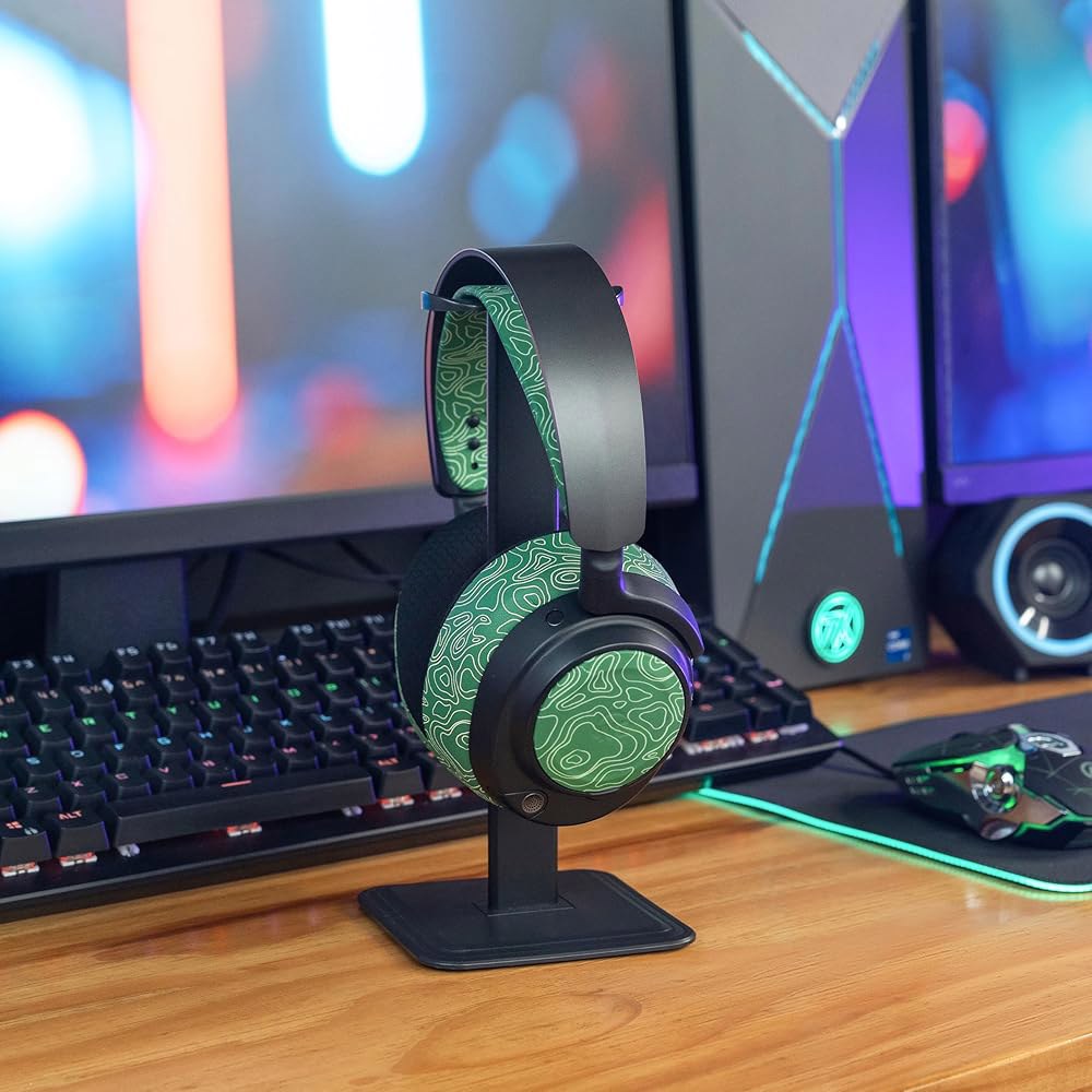 WC Arctis Nova 헤드셋용 사이드 Emerald Pro 7P에 완벽하게 제작 일치하는 Tide Wired/Nova 이어패드와 Wireless/Pro 적합 플레이트, / - 상세 이미지 3