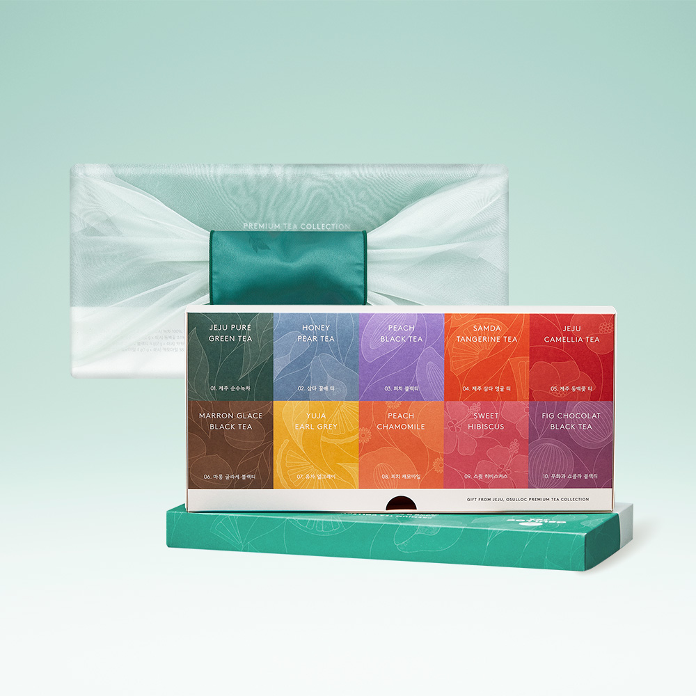 [보자기 포장] 오설록 프리미엄 티 컬렉션 40입 (10종X4입) 제품 이미지