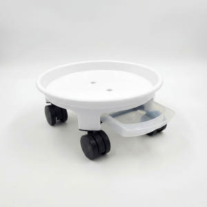 이동식 화분받침대 바퀴달린 화분받침 물받이 물받침대 3호, 화이트 실사용 후기 | 효과 있을까? - 상품 이미지 1