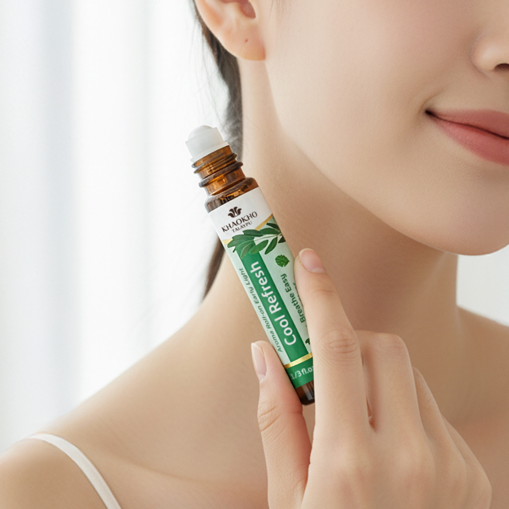 카오코 천연 허브 에센셜 아로마테라피 오일 롤온 10ml, 굿슬립 - 상품 이미지