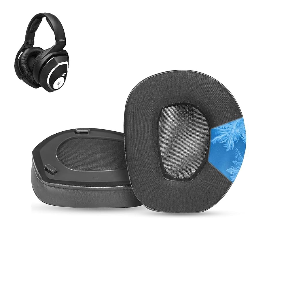 RS195 헤드폰 교체용 이어패드 RS165/RS175/RS185/RS195/HDR165/HDR175/HDR185/HDR195/TR175/TR185와 쿠션 포함 젤 호환 쿨링 이어 - 상품 이미지