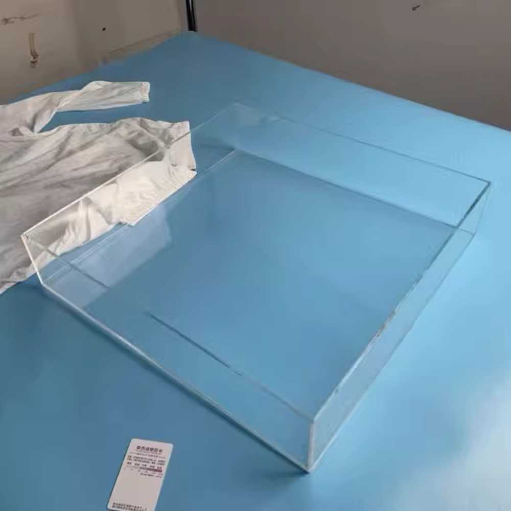 촬영용 수조 아크릴 트레이 광고 포토트레이 투명 80x80x5cm - 상세 이미지 2