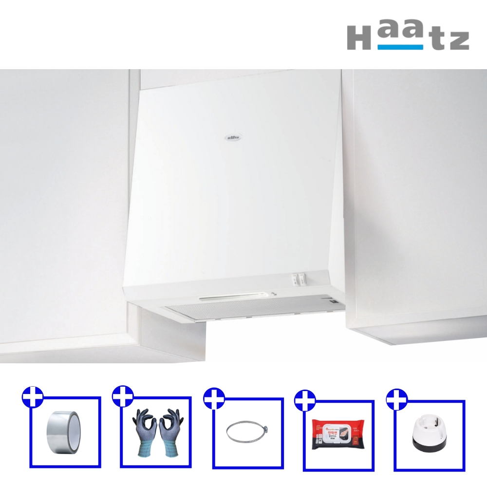 하츠 주방후드 화이트 통후드 K60WH 주방후황 설치 600장용 디럭스형