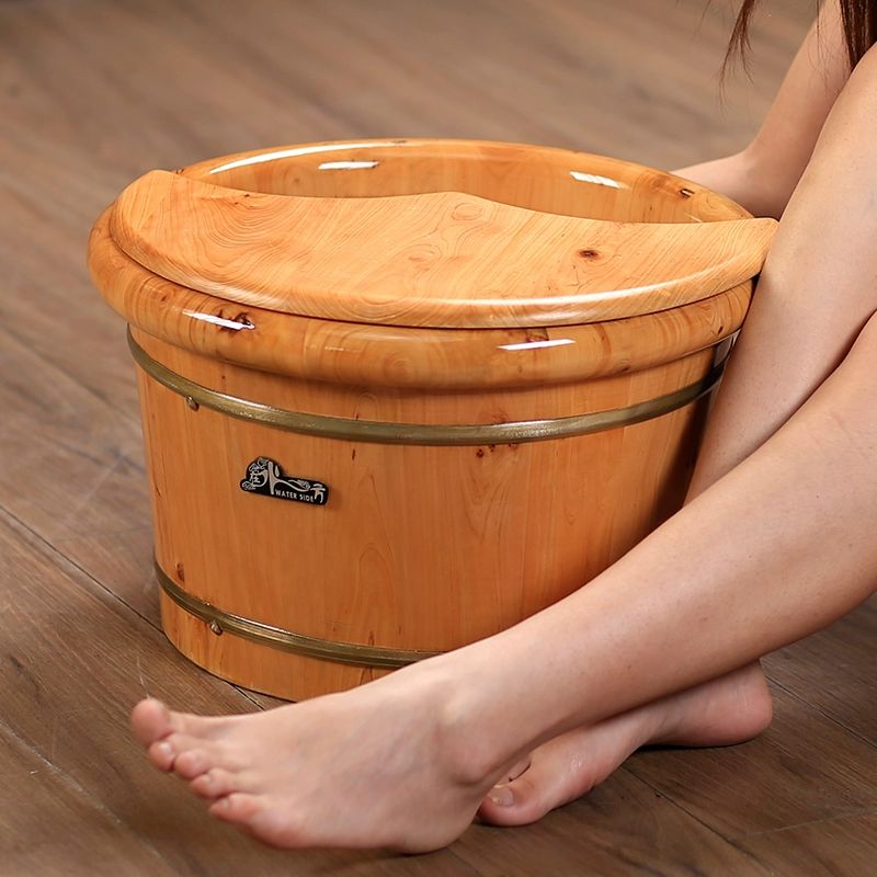 가정용 족욕기 마사지 물통 족욕통 발마사지 각탕기 지압 30cm 41cm 뚜껑+중력 배수+바퀴 - 상세 이미지 5