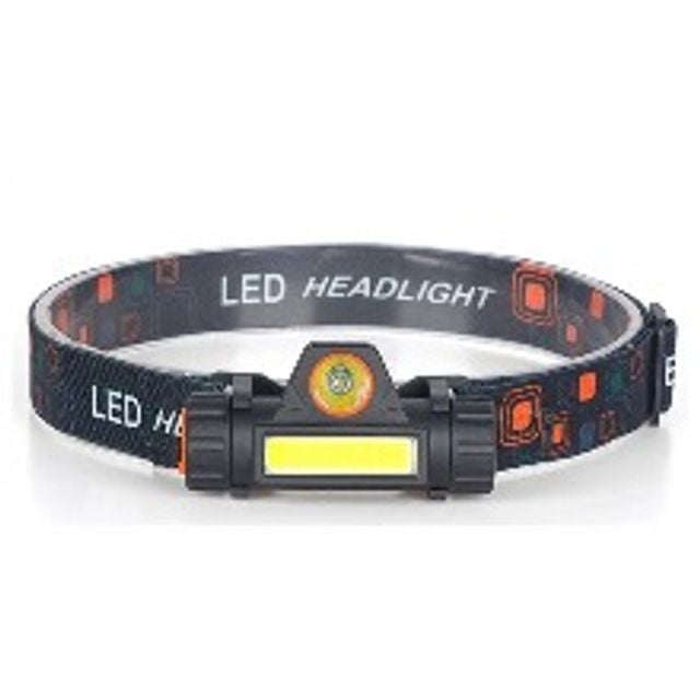 LED 헤드랜턴 후레쉬 D2054 10W COB 충전식 라이트 해루질 사냥 캠핑 등산 낚시 디제이디 - 상품 이미지