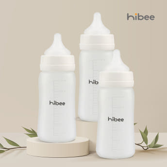 하이비 실리콘 코팅 안심 유리젖병 240ml 트리플팩 - 상세 이미지 2