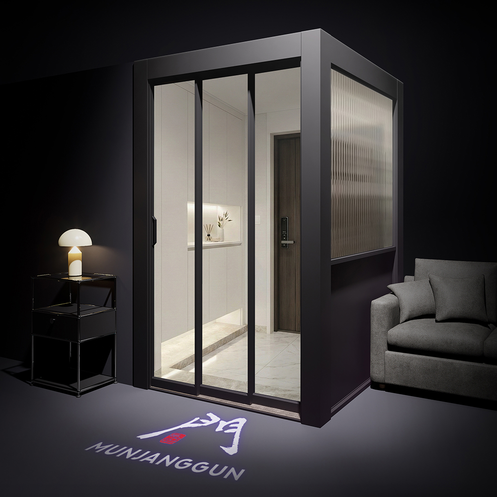 가벽파티션 3연동ㄱ자중문 시공설치 아파트 현관중문/스탠다드 울트라슬림 전창 제품 이미지