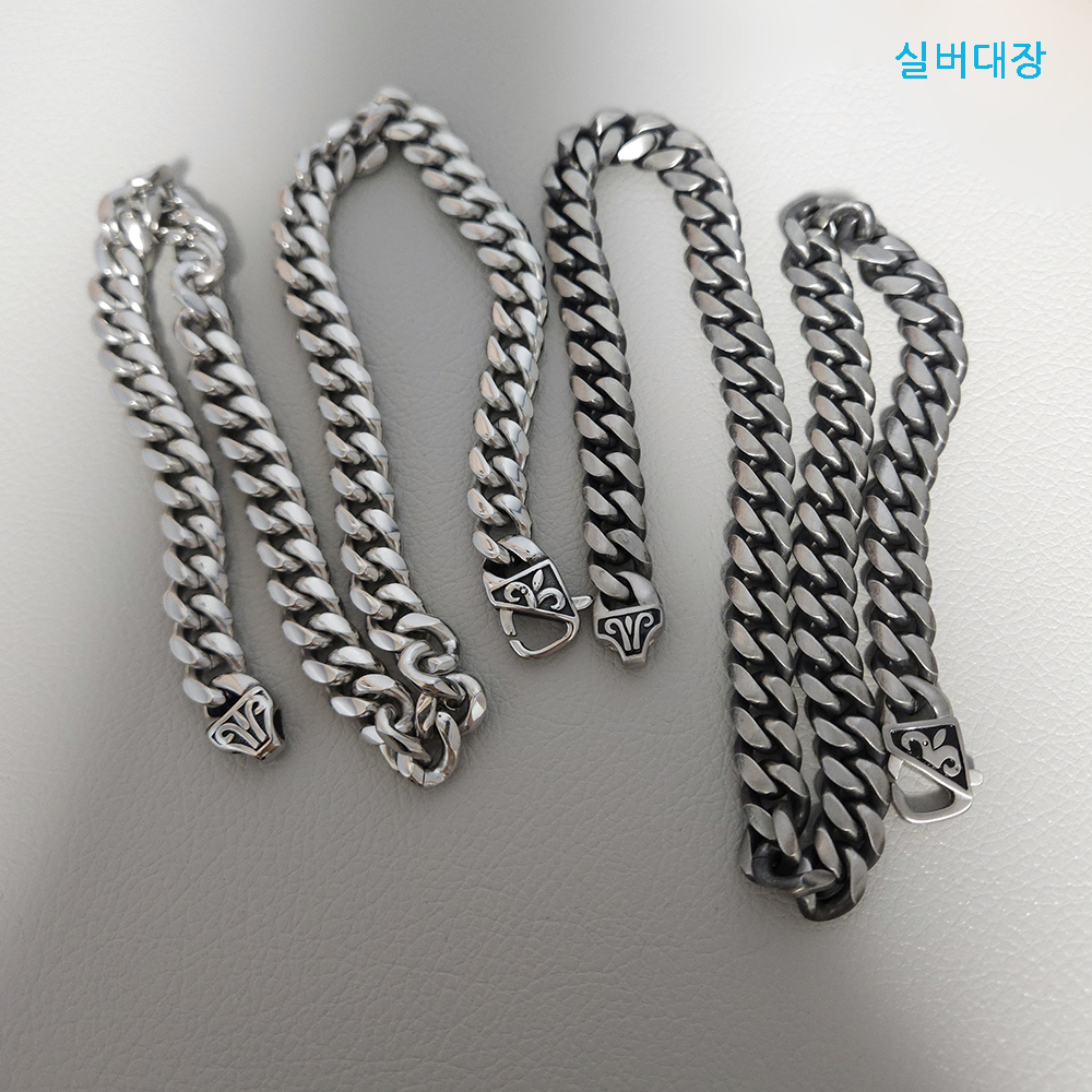 써지컬 목걸이 볼드 남자 남성 선물 굵은 묵직한 써지컬스틸 목걸이 - 상세 이미지 5