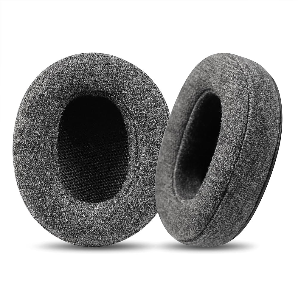 Jomwag 소니 WH-XB910N용 피부 친화적인 고밀도 이어패드, 폼이 면 패드 교체용 차단 이어 유지(다크 쿠션, 소음 그레이) 있는 따뜻하게 - 상품 이미지