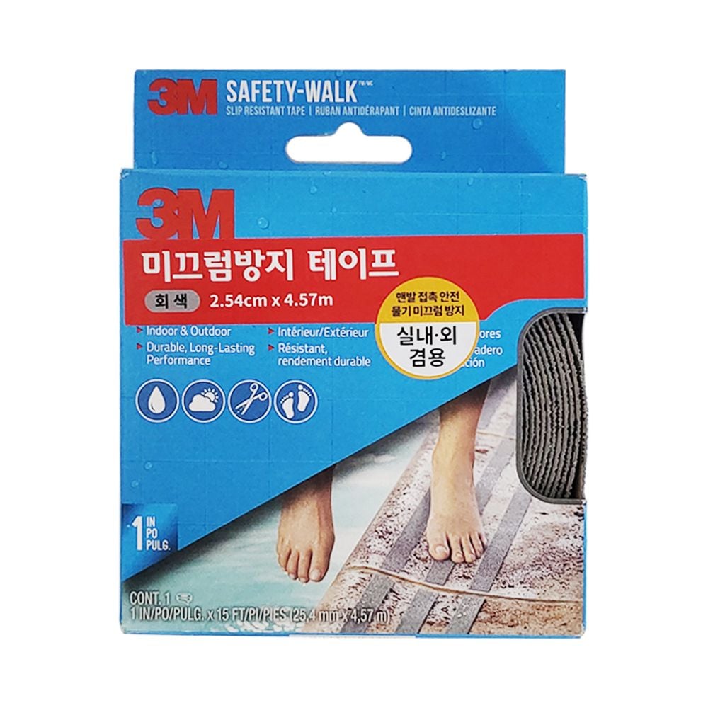 3M 미끄럼방지테이프(욕실욕조 투명 7640)타일 논스립 - 상품 이미지
