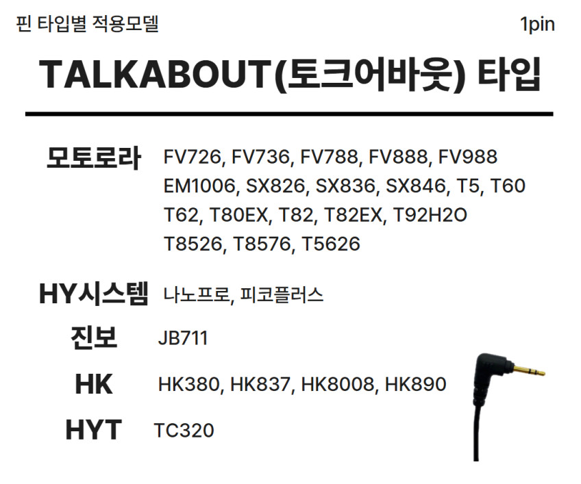 국내 전기종 무전기 이어폰 인이어 귀걸이형 경호용 선택 판매처 상세 정보 이미지 2
