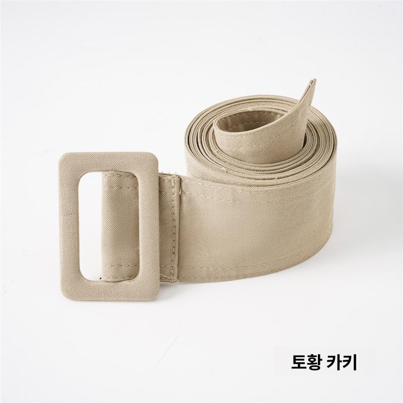 트렌치코트 벨트 허리 스트랩 24컬러 버클 낱개 다용도 남녀공용 가을 그레이그린카키 - 상세 이미지 4