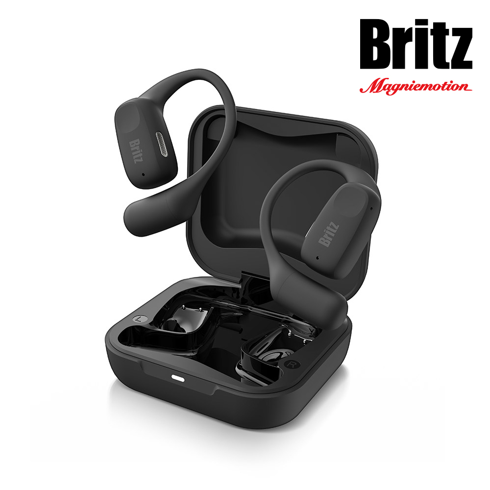 [N배송] 브리츠 BZ-D100X 오픈형 블루투스 무선 이어폰 러닝 자전거 달리기 블랙 제품 이미지