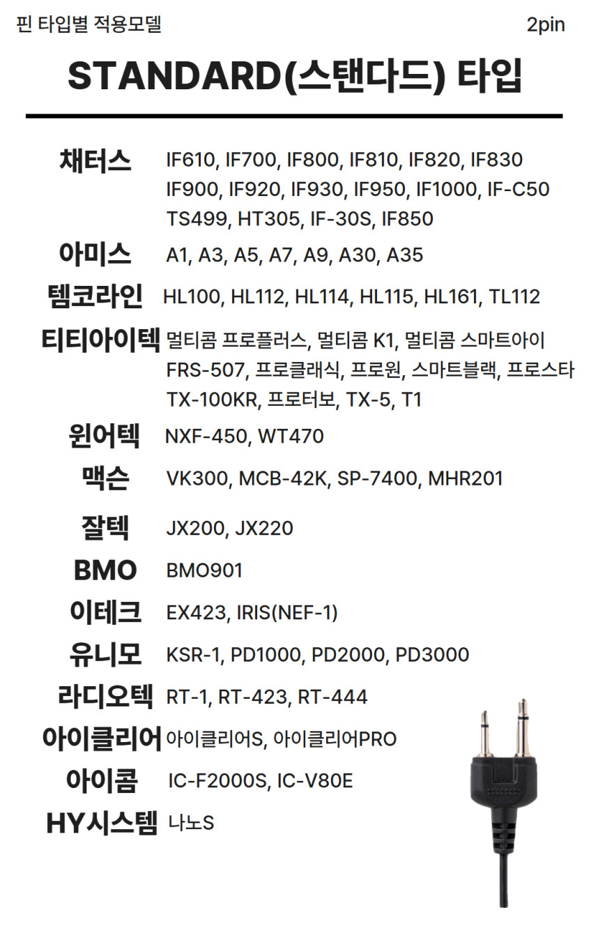 국내 전기종 무전기 이어폰 인이어 귀걸이형 경호용 선택 판매처 상세 정보 이미지 4