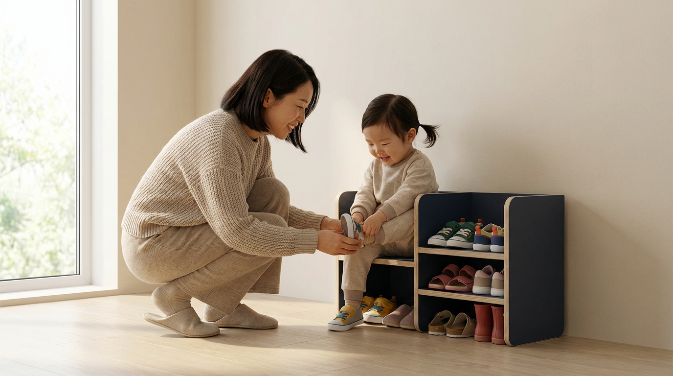 아이블랭크 친환경 자작나무원목 몬테소리 유아의자 와이드슈벤치 오르미네벤치 이미지 7