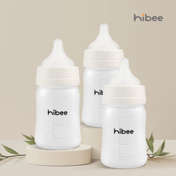 하이비 실리콘 코팅 안심 유리젖병 160ml 트리플팩 - 상세 이미지 3