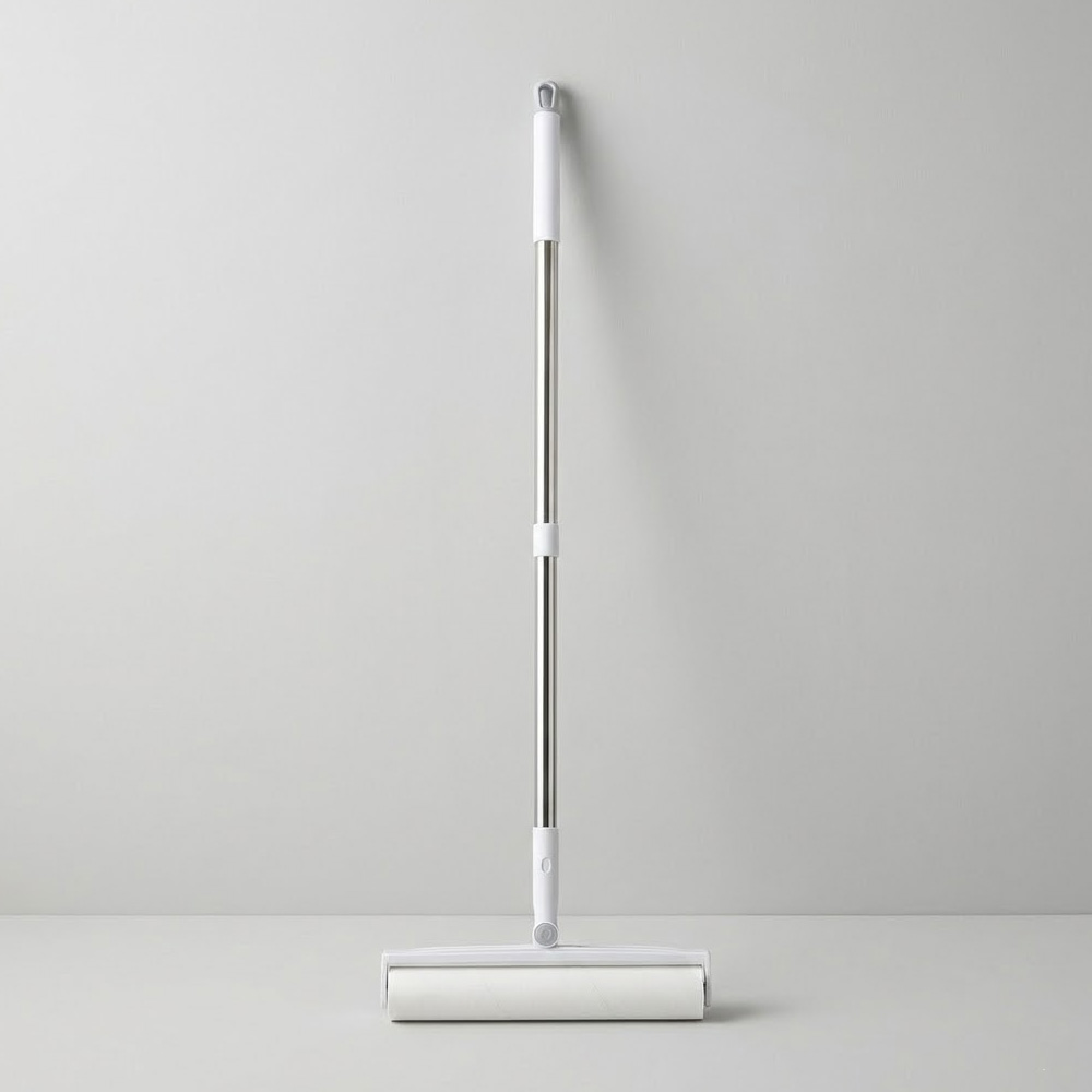 와이드 사선 돌돌이 밀대 테이프 클리너 청소기 본품 리필 세트 38cm - 상품 이미지