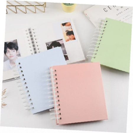 스프링노트 파스텔 미니앨범 사진보관 포토다이어리 추억수첩 컬러노트북 인스턴트사진앨범