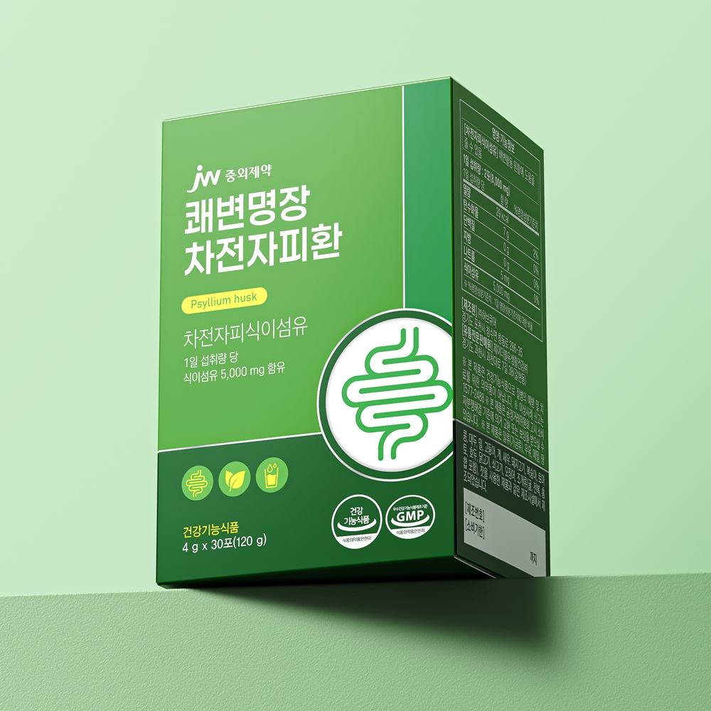 [45일] JW중외제약 쾌변명장 차전자피 환 4g 30포, 3개 - 상세 이미지 2