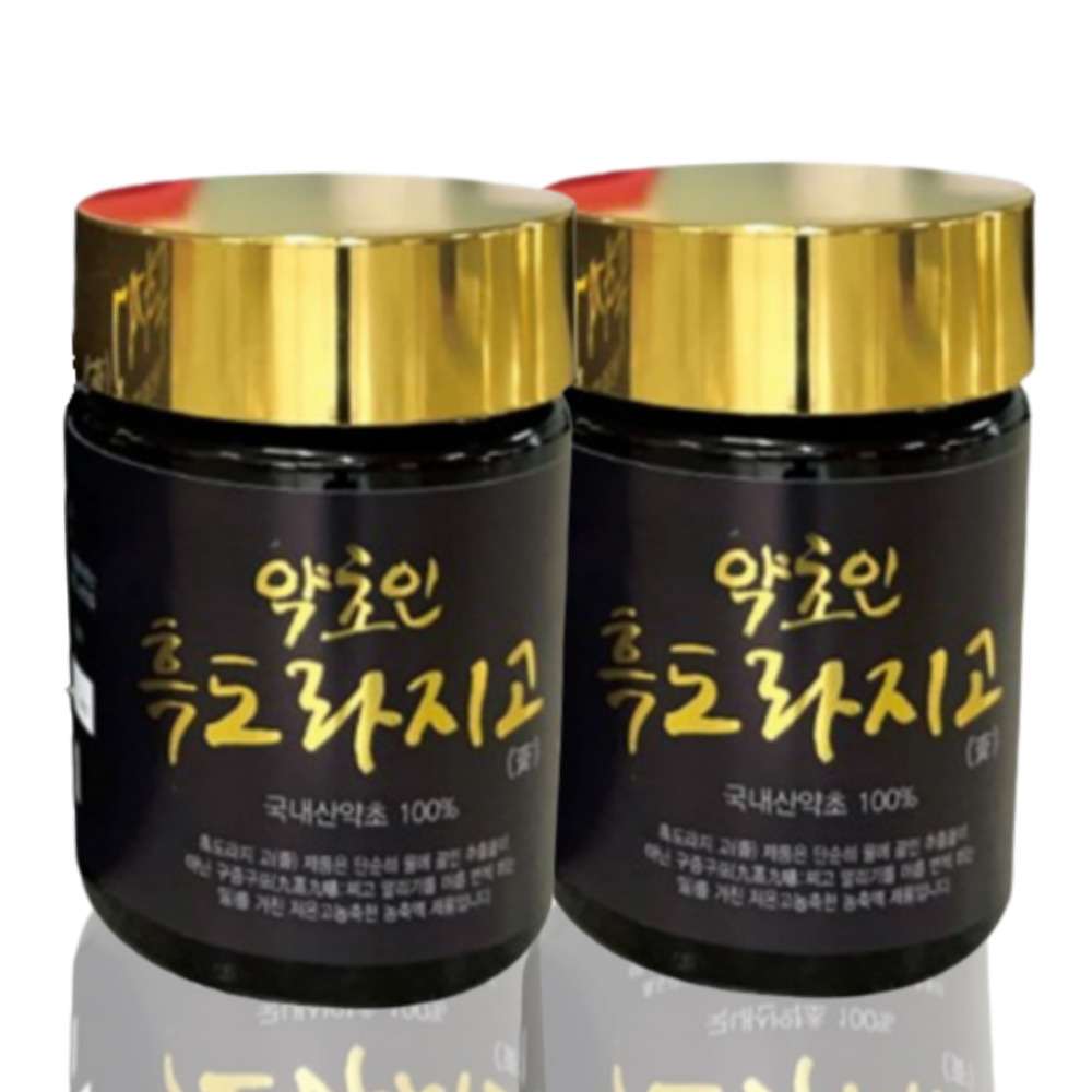 국산 구증구포 도라지고 흑도라지청 약도라지 진액 도라지진액 170g, 2개 - 상품 이미지