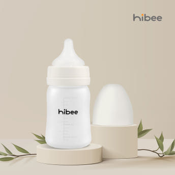 하이비 실리콘 코팅 안심 유리젖병 160ml - 상세 이미지 2