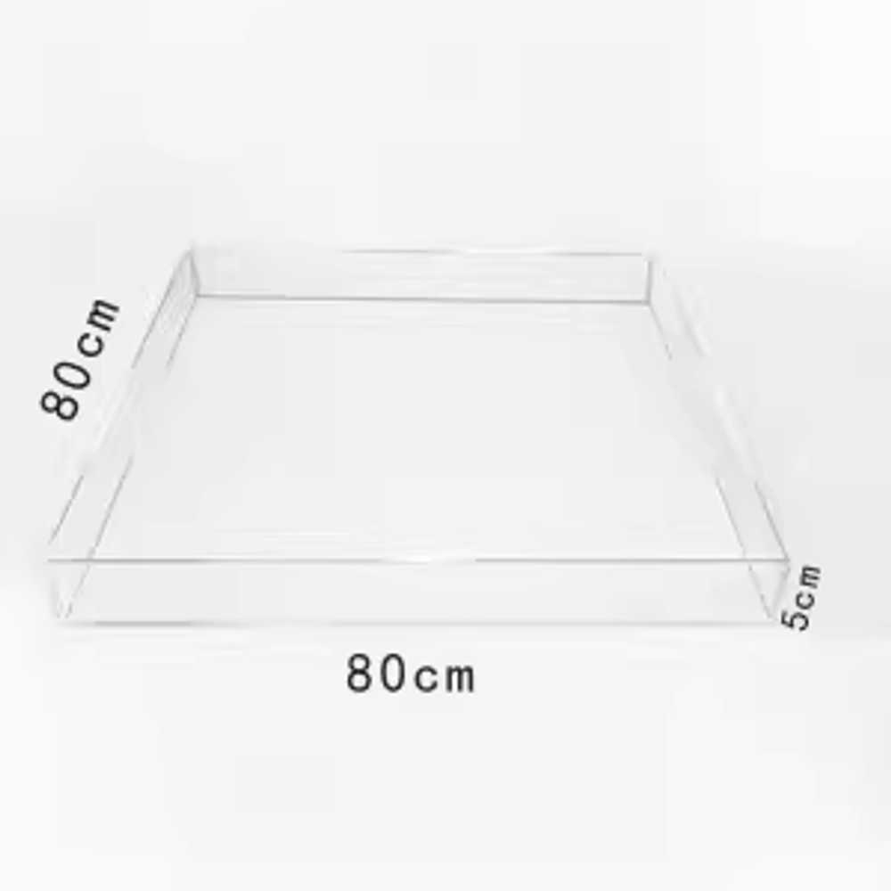 촬영용 수조 아크릴 트레이 광고 포토트레이 투명 80x80x5cm 이미지 6