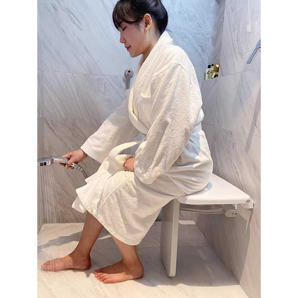 벽부착 욕실 의자 현관 보조 벽걸이 샤워 목욕 좌석 B 타입 샤워 의자 - 상세 이미지 3