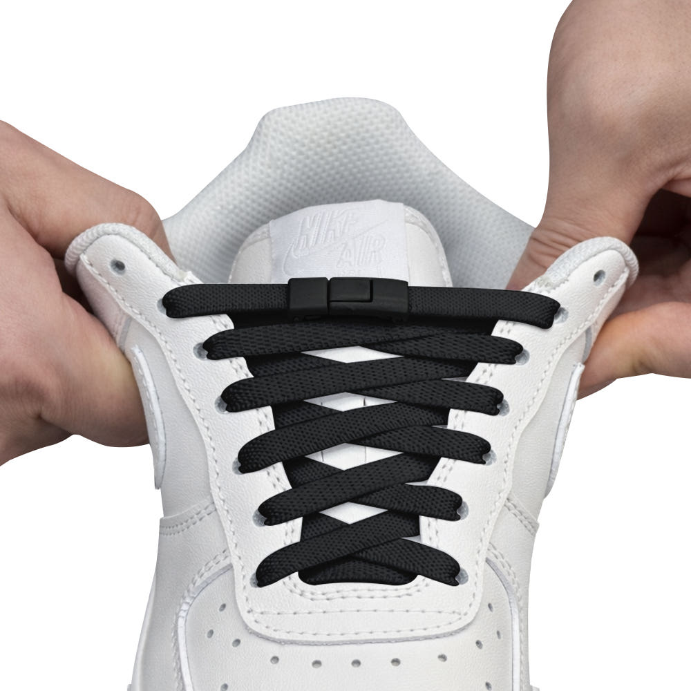 매듭없는 끈 장착 예시