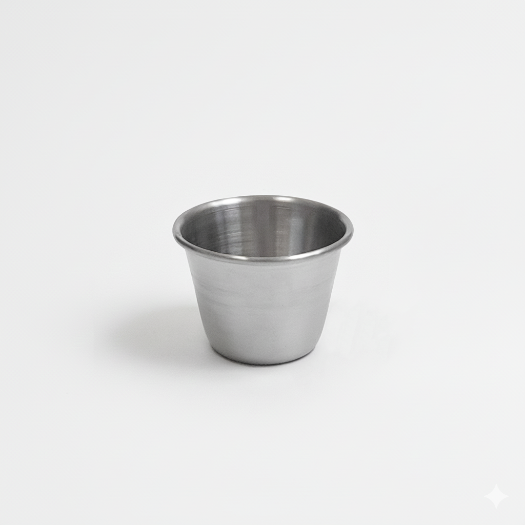 무광 304 스텐 간장 종지 소스 그릇 마늘 소스볼 70ml - 상품 이미지