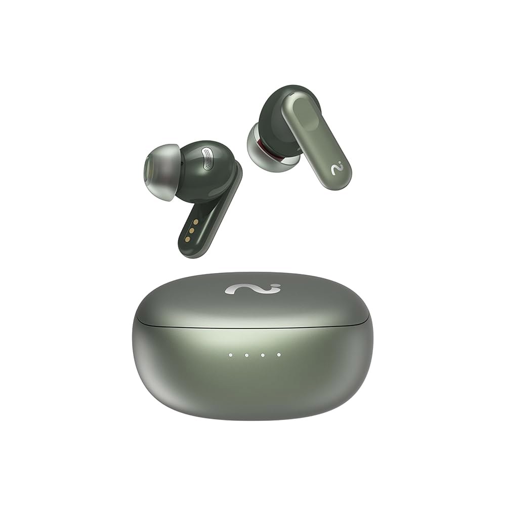 VIAIM Nano+ AI 스마트 이어버드 이어버드, 노이즈 캔슬링 트랜시버, - IPX5, 녹음기, 배터리 수명 및 40시간의 실시간 (그린) 번역기 4-in-1 무선 음성 - 상품 이미지