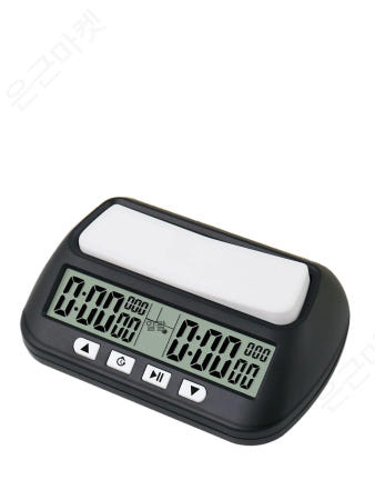 [해외]바둑 대국용 스톱 워치 대국 카운트 시합용 검정색 YS-902 A