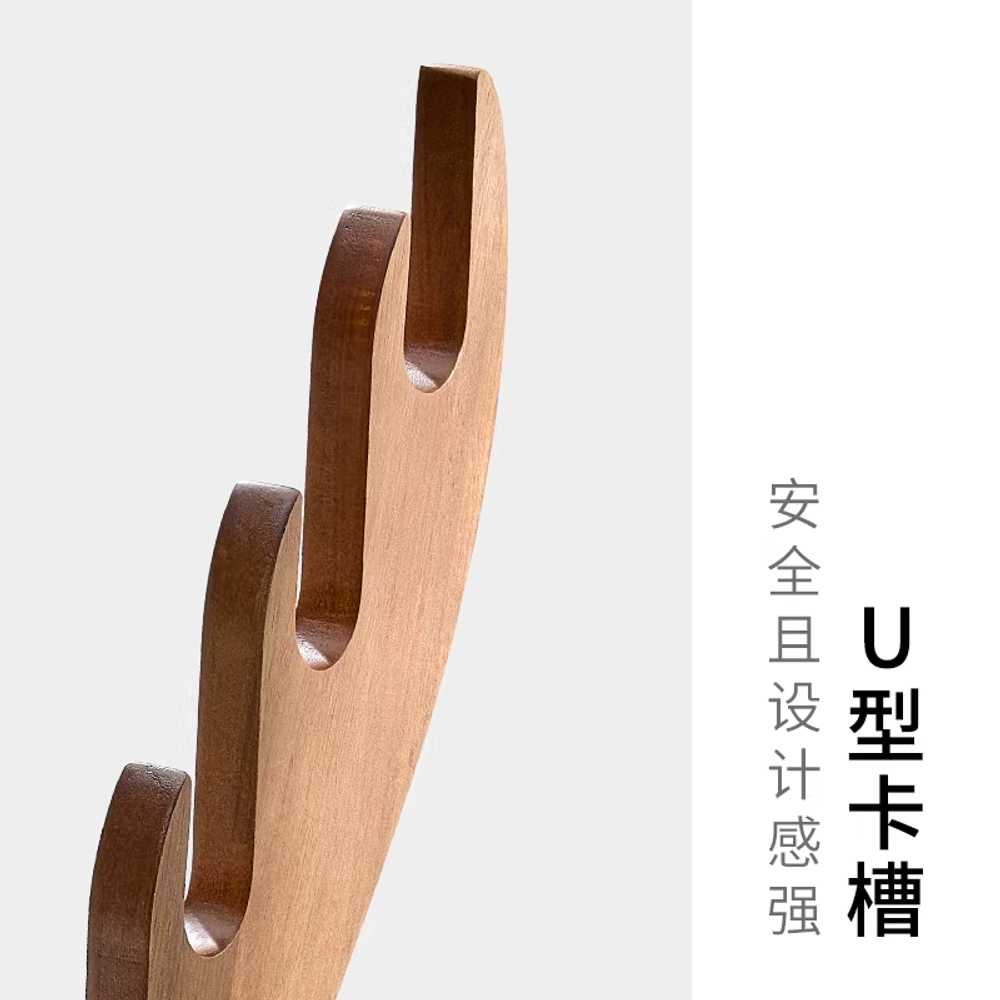 사시미 칼 거치대 원목 일식 주방 식도 나이프 보관 일본식 칼꽂이 횃불형 - 상세 이미지 3