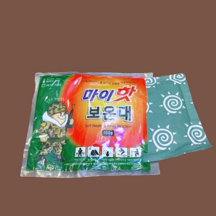 다봉산업 마이핫 보온대 군용 대형 160G 오래가는 대용량 핫팩 - 상품 이미지