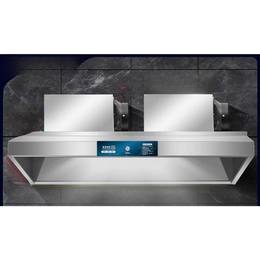 주방덕트 후드팬 배기후드 흡입기 음식점 업소용후드 1960W 듀얼팬180x80cm(가정용) - 상품 이미지