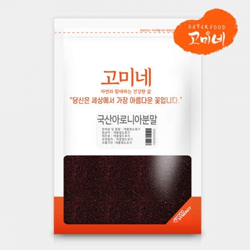고미네 국산 아로니아분말 무첨가 100% 아로니아 가루 파우더 200g, 1개 - 상품 이미지