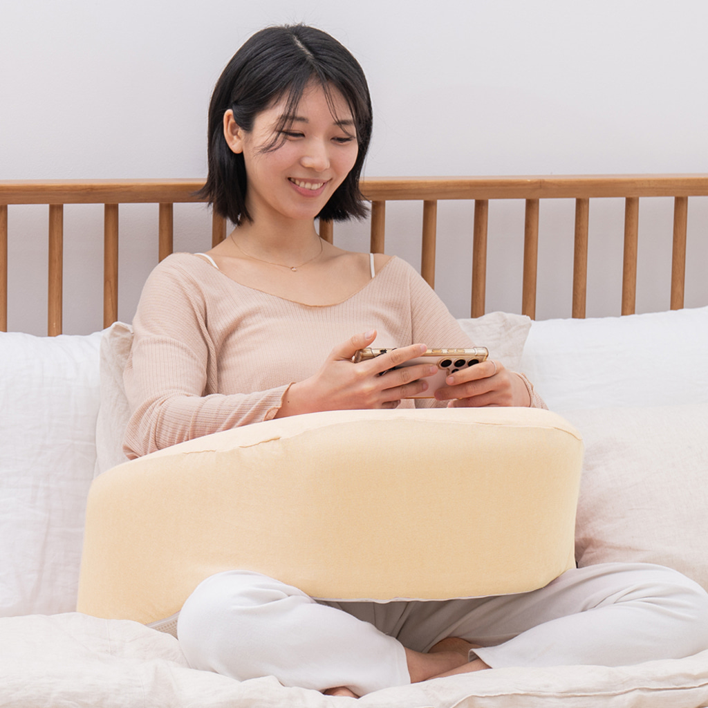 펌플렉스 레벨업쿠션 170 게이밍 독서 반달 미용실 뜨개질 쿠션