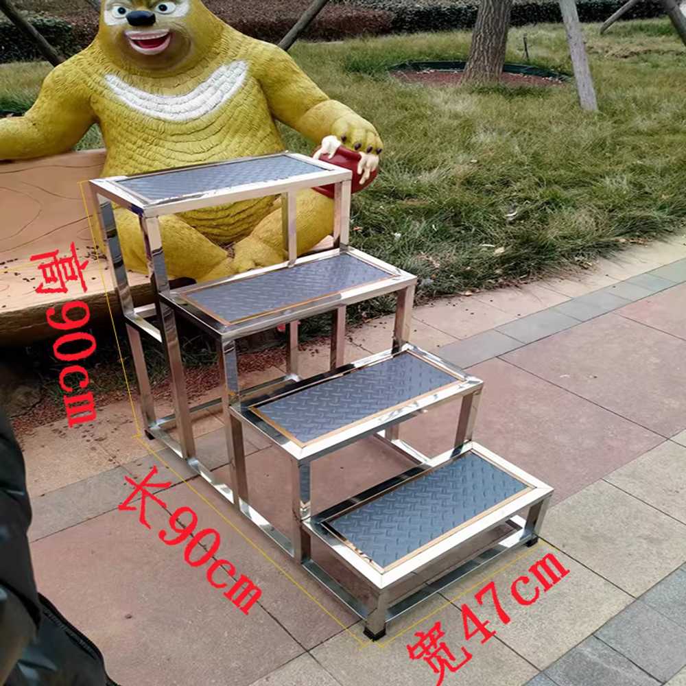 철계단 산업용 발판 보조 문턱 스텝 창고 가정용 안전 - 상세 이미지 2