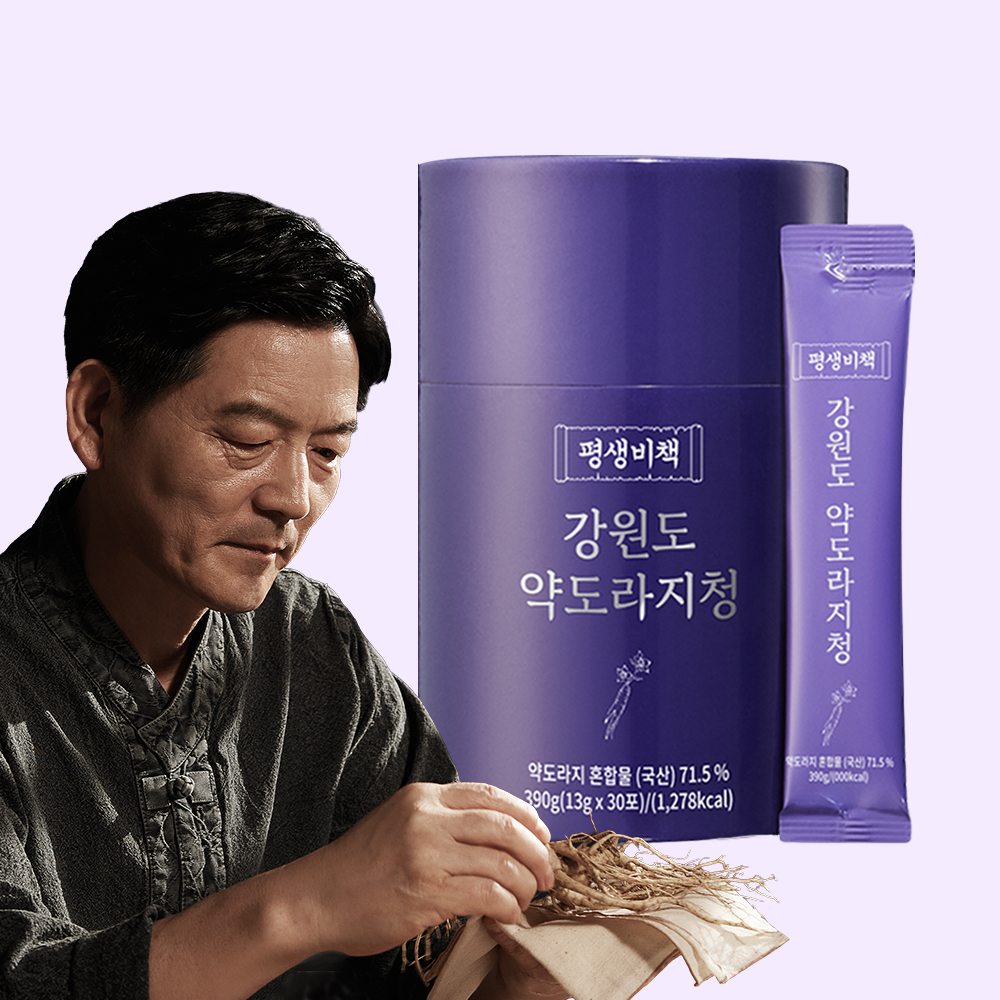 평생비책 강원도 약도라지청 도라지청 스틱 390g 국산 도라지고 도라지진액 제품 이미지