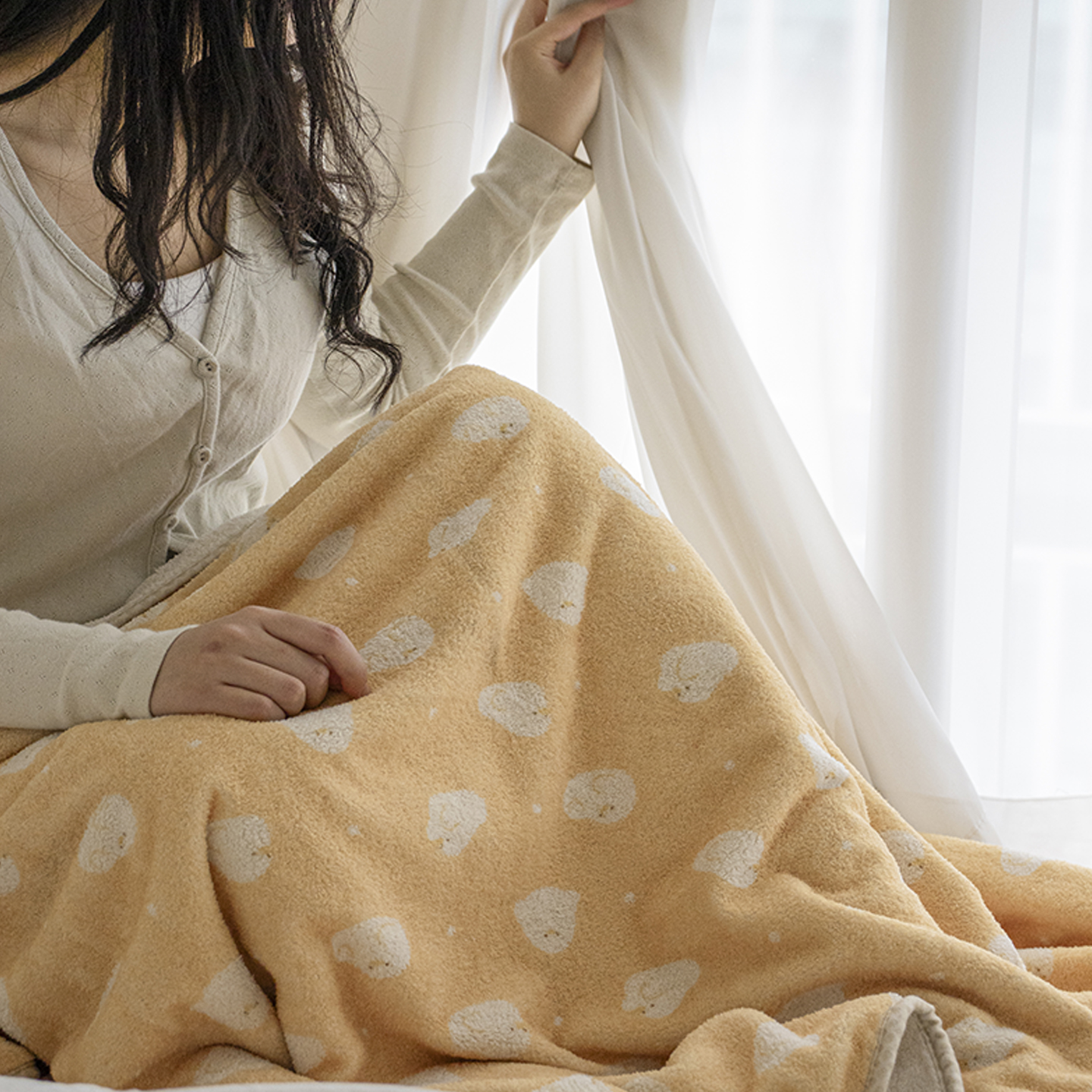 멜팅덕 포그니 블랭킷 패브릭 캠핑 극세사 무릎담요 차박 양면 겨울 단일 색상, 70x100cm - 상품 이미지