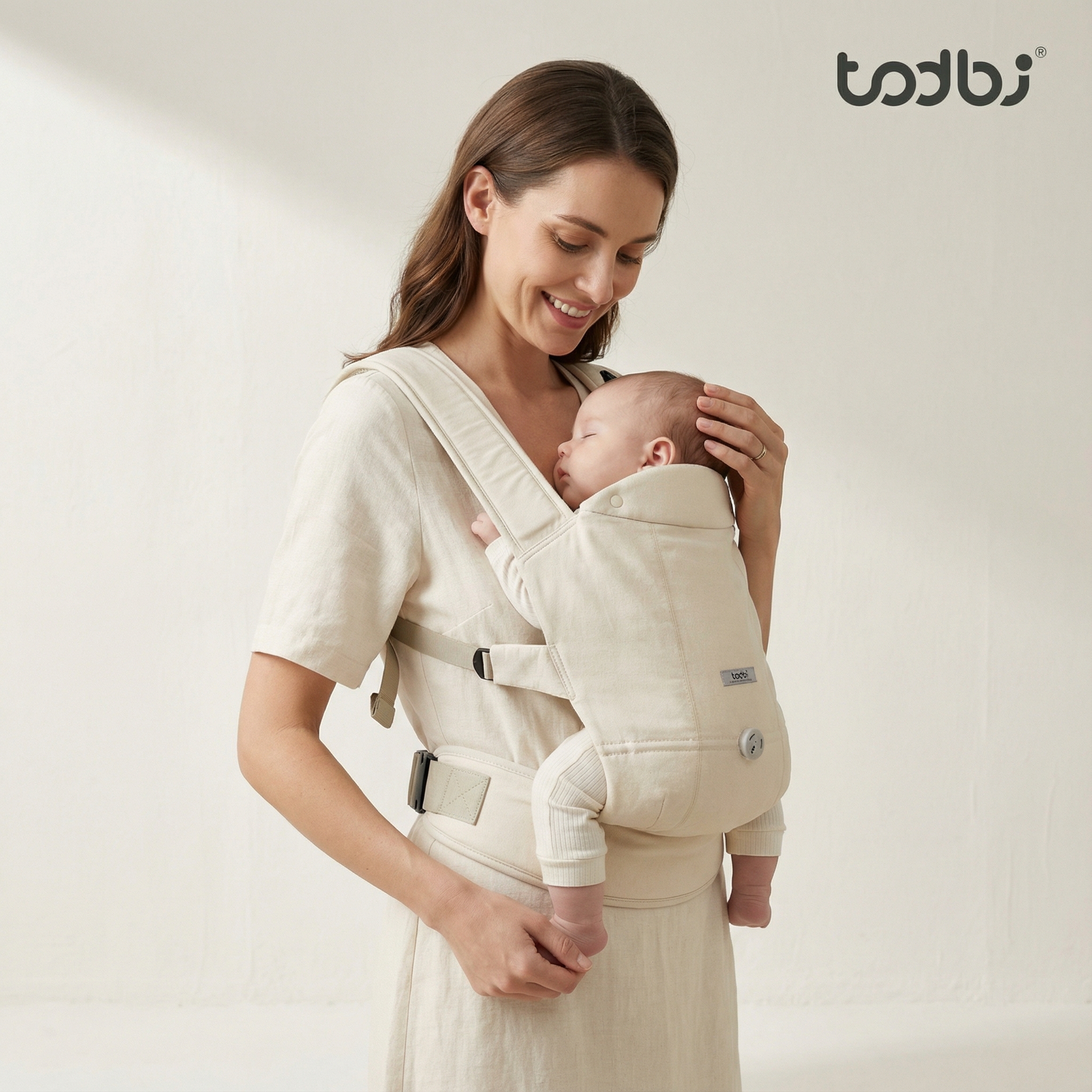 [토드비] 롤롤 다이얼 베이비 캐리어 아기띠