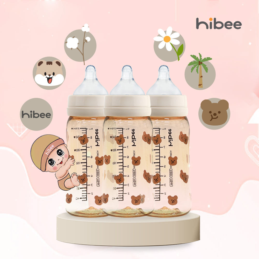 하이비 PPSU 몽글젖병 270ml 꼭지포함