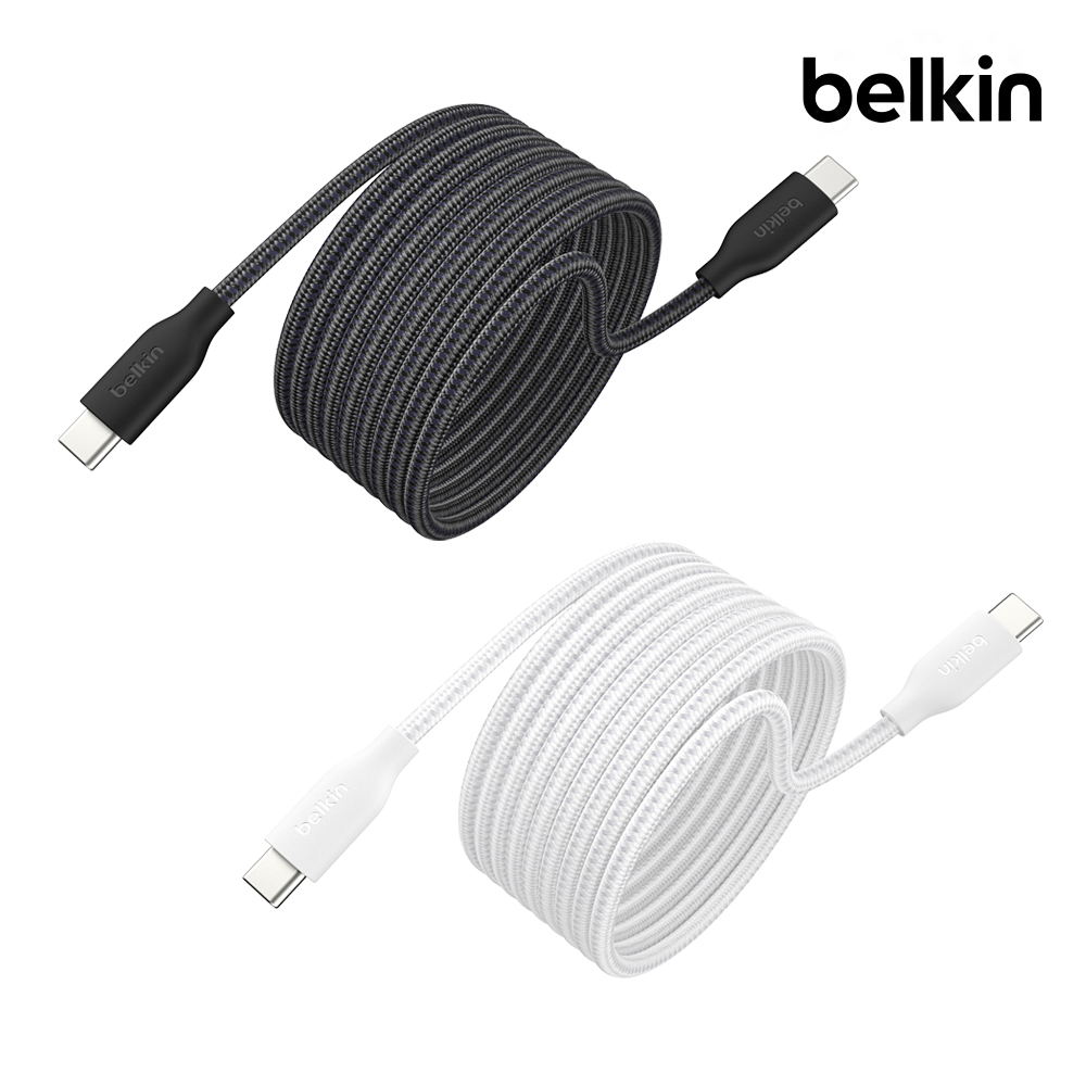 벨킨 240W C타입 마그네틱 플랫 충전 케이블 2M CAB028 제품 이미지