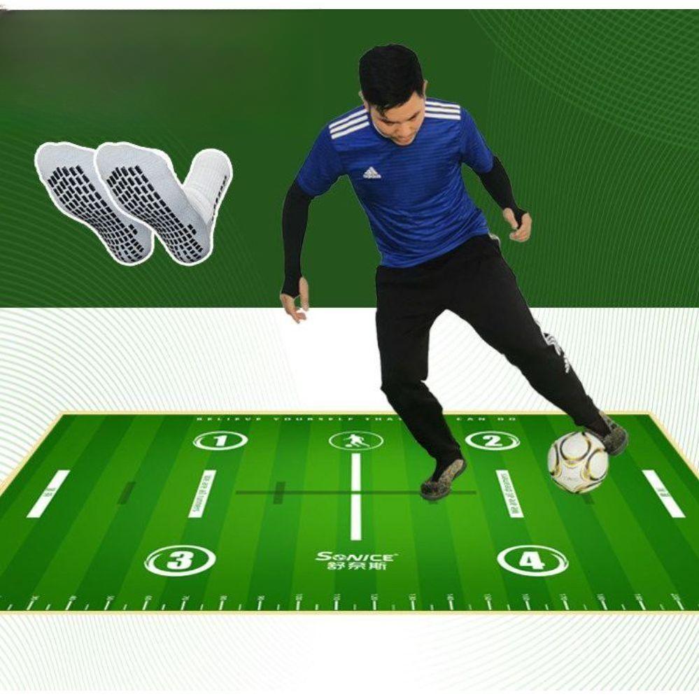 실내축구매트 풋살 축구 그린 실내 매트 드리블 트레이닝 매트 (1.15x0.78m)+양말 - 상세 이미지 2