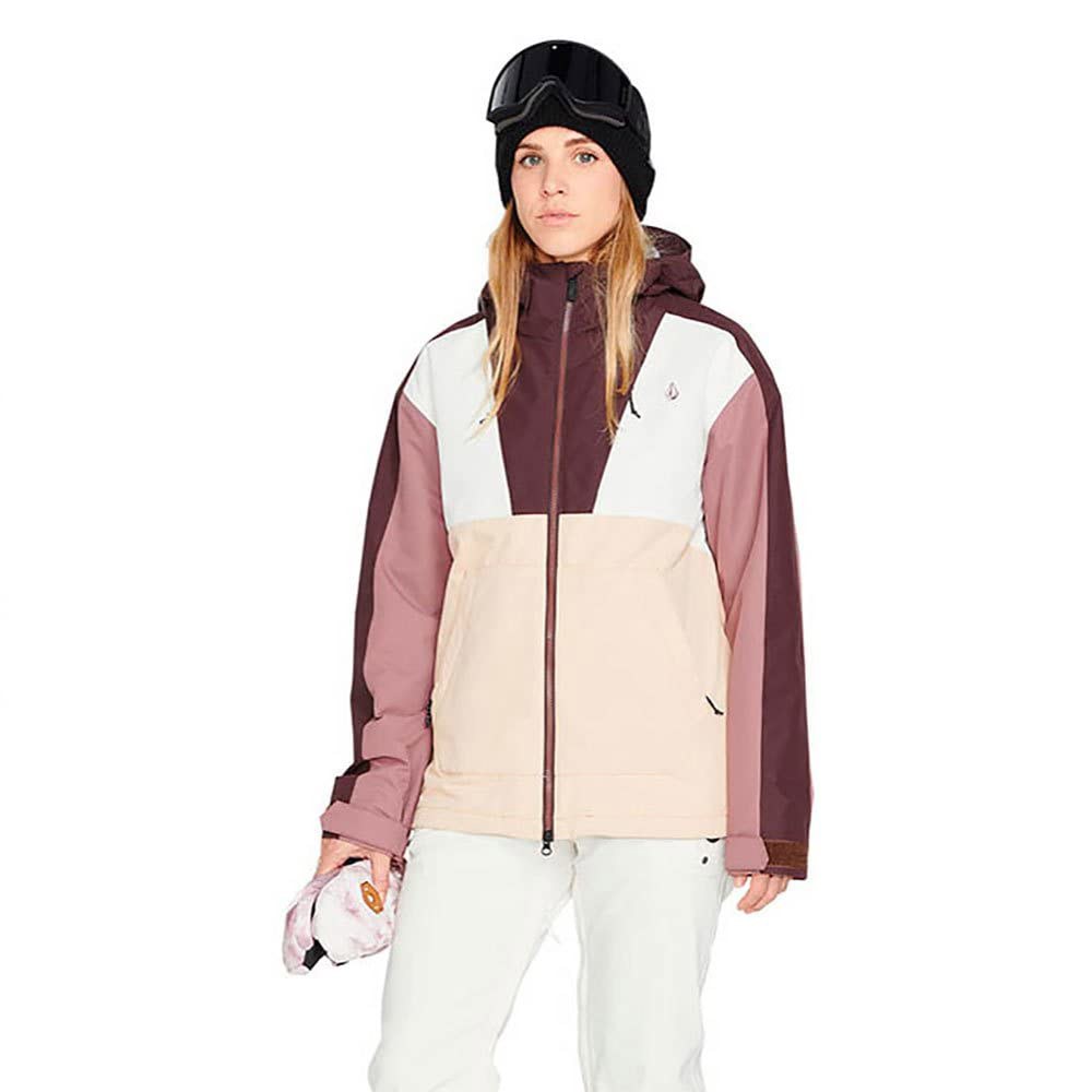 Volcom 여성용 표준 Rossland 단열 스노우보드 스키 겨울 후드 재킷, 샌드 S3, XL Ice Green S3 X-Small - 상세 이미지 2