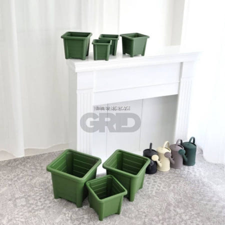 트렌디프레소협력사 마켓그리드 사각 플렌터 화분 10호 빈화분