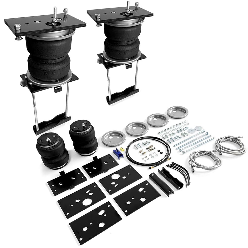 2014-2024 램 2500 2WD 및 4WD 픽업 얼티밋 플러스 리어 헬퍼백 스프링 견인용 플로벤티스 2PCS 에어 백 서스펜션 키트 5000파운드(7X89289) - 상품 이미지