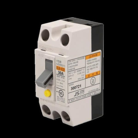 분전반 누전차단기 산업용 ELB E22(낮음) 2P 30A 2.5KA