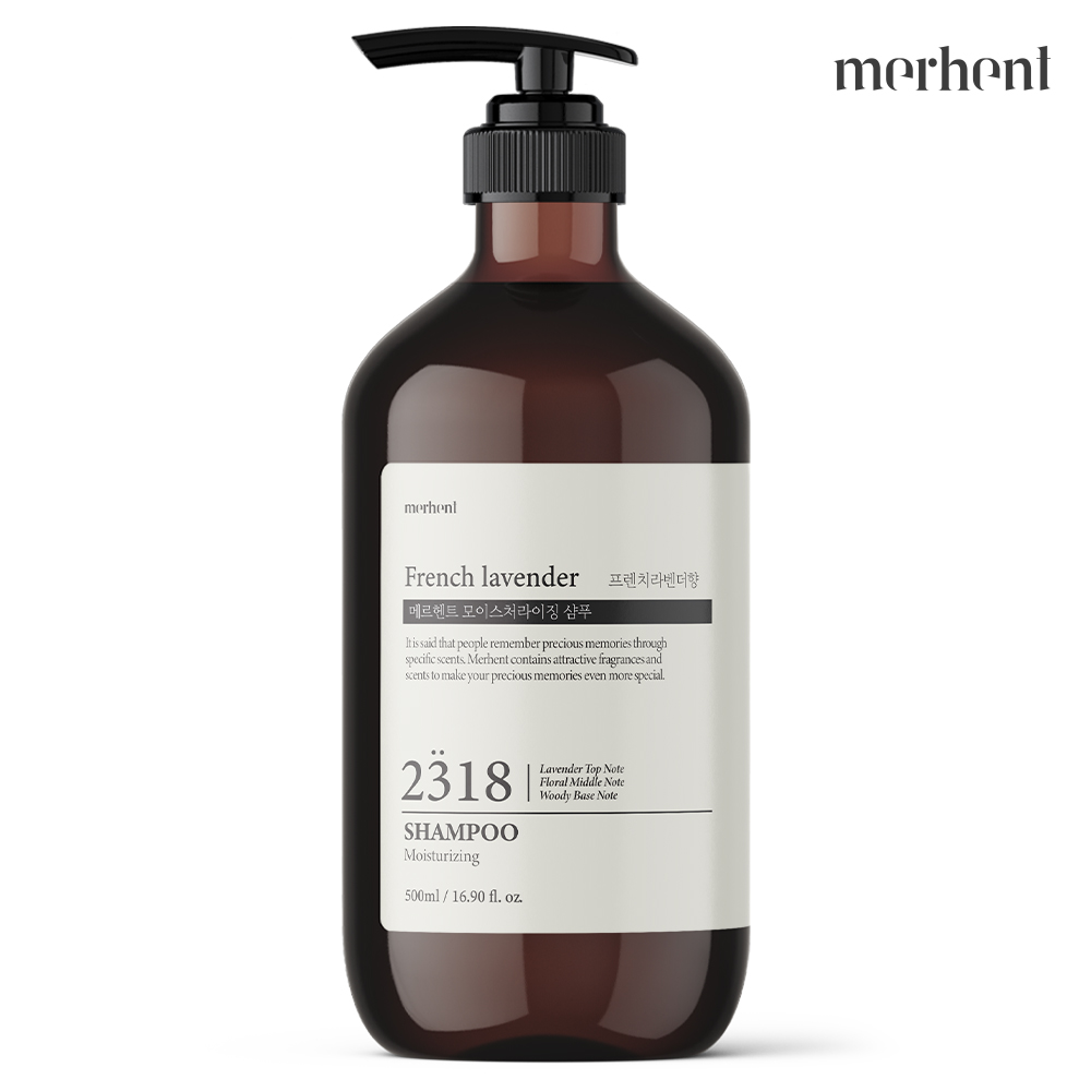 메르헨트 모이스처라이징 샴푸 500ml 프렌치라벤더향 약산성 두피 정수리냄새 - 상품 이미지