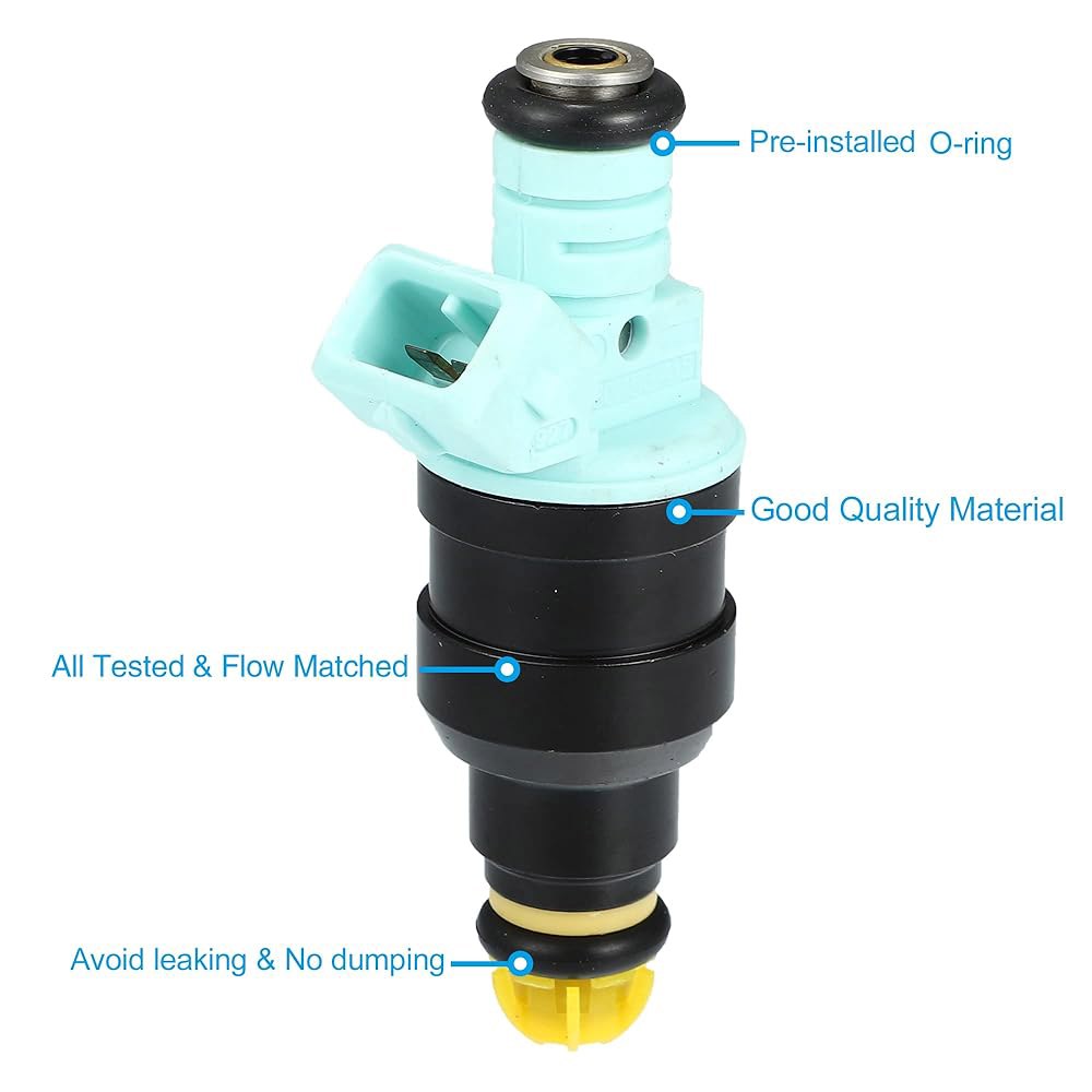 X AUTOHAUX 6pcs 0280150415 13641730060 Fuel Injector Replacement for BMW 525i 525iT 325is 323is 323i - 상세 이미지 3